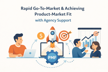 Agencies help early-stage companies get to market quickly and firm up product market fit while build out your sales team.